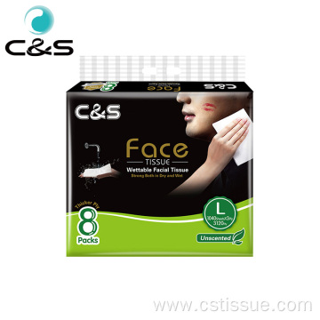 Customized Packing Face Cleaning Facial Tissue Disposable